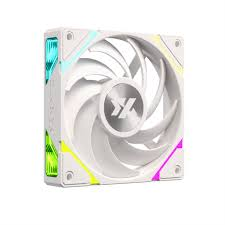 FAN XYZ VORTEX PRO 120mm White Reversed Airflow ARGB Kit X3